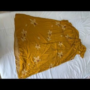 One shoulder rayon dress